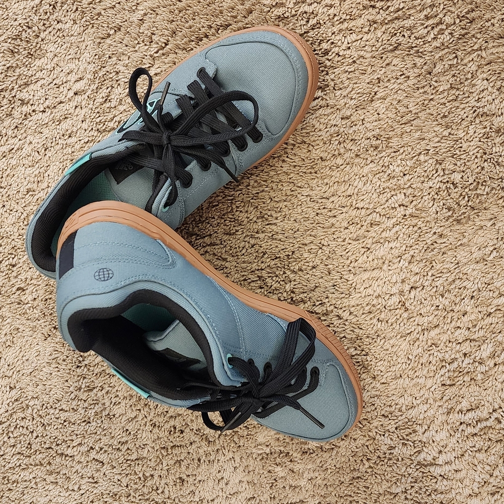 Adidas Blue and Black Sneakers Mountain Biking